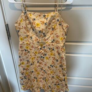 Floral Spaghetti Strap Dress